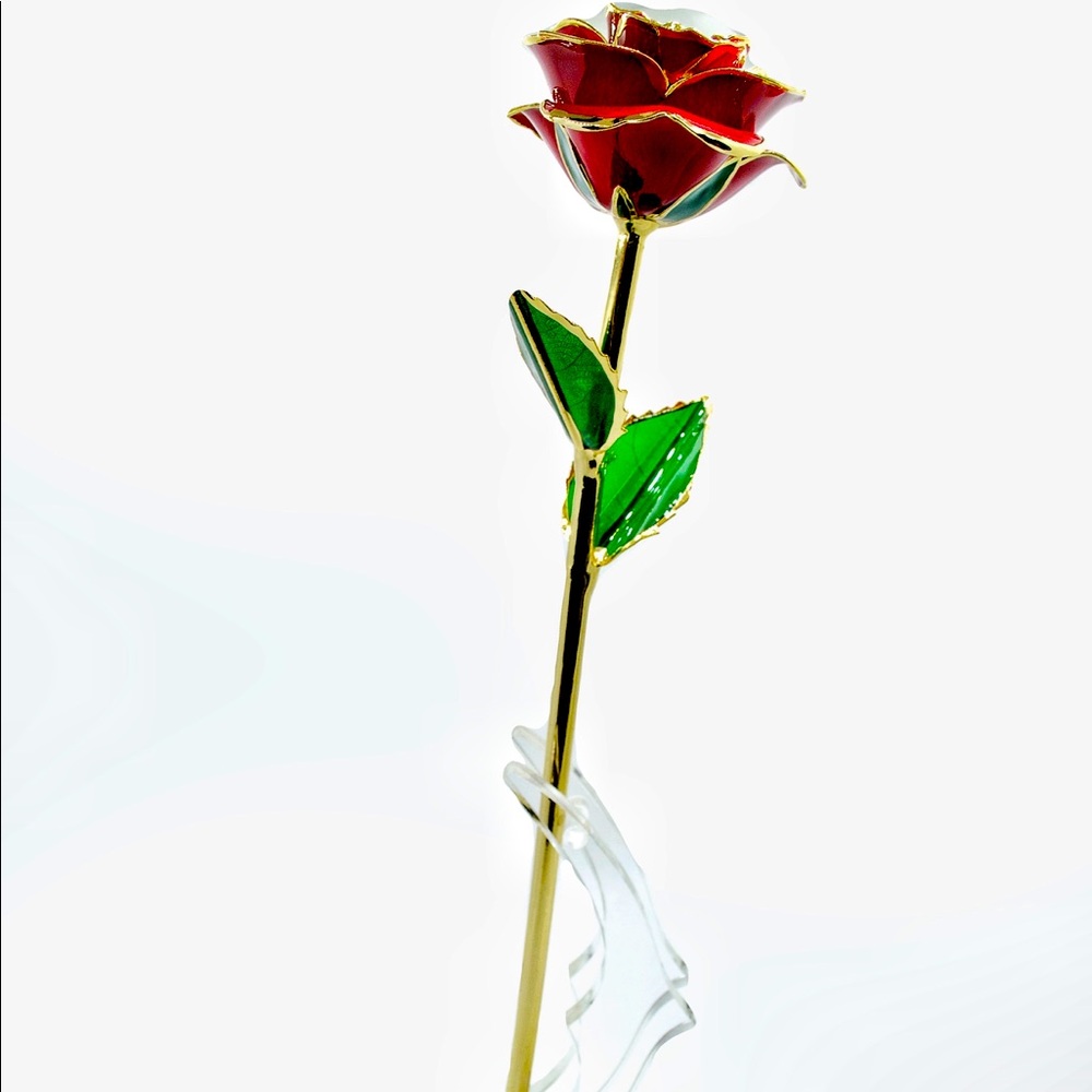 Valentine’s Gift Real Rose Dipped in 24K Gold Plated